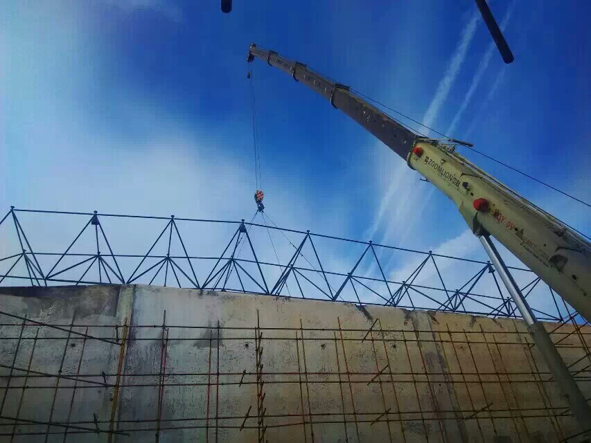 广汉食堂网架结构工程